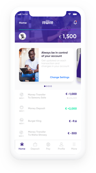 Rewire mobile app, via rewire.com