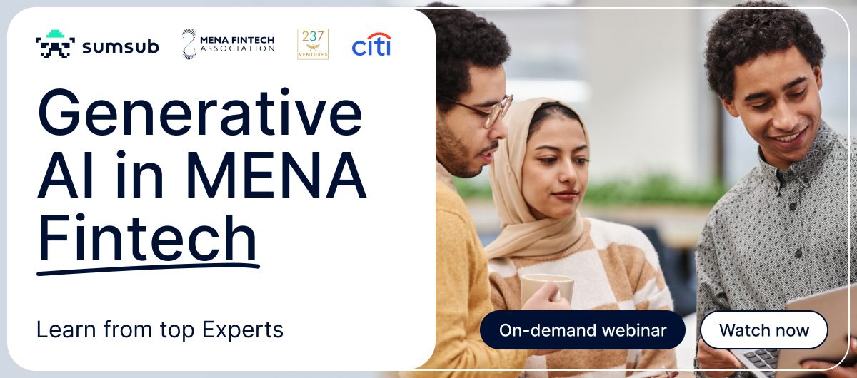 Generative AI MENA - webinar replay banner