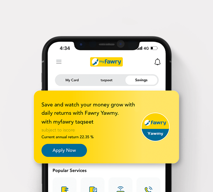 Digital Wealth and Investing Apps in Egypt, Fawry Yawmy illustration, Source: Fawry