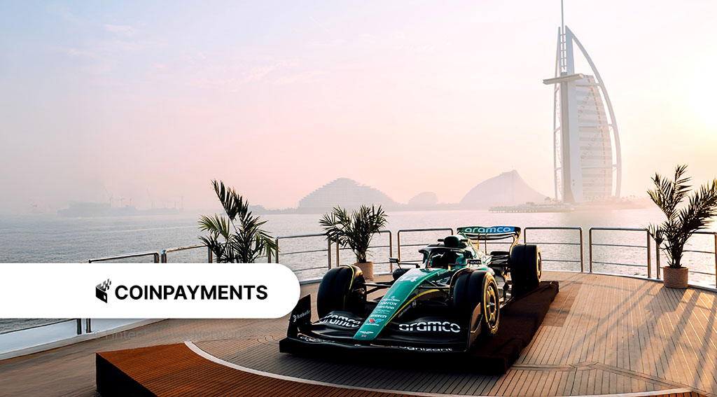 COINPAYMENTS Partners with Aston Martin Aramco F1 Team