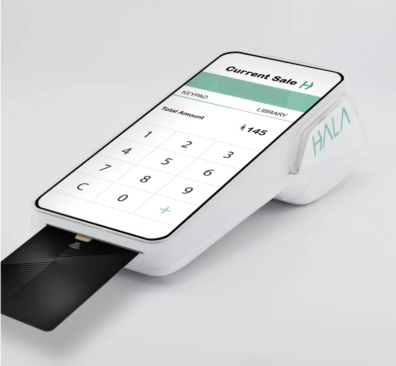 Hala POS terminal, Source: Hala