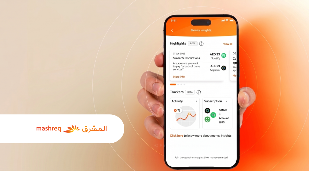 Mashreq Launches Money Insights on NEO App to Track Spending and Subscriptions